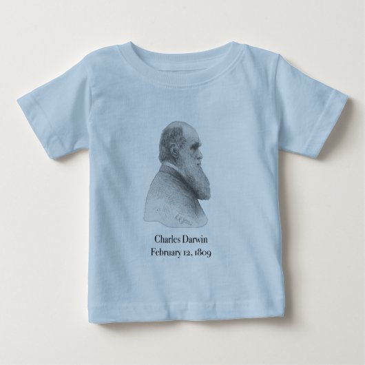 T-shirt Pour Bébé Darwin (Devant)