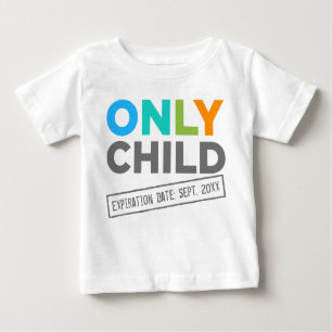 T-shirt Pour Bébé Date d'échéance d'enfant unique [votre date]