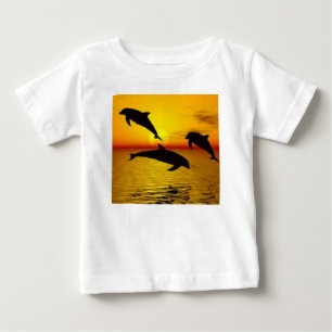 T-shirt Pour Bébé dauphin