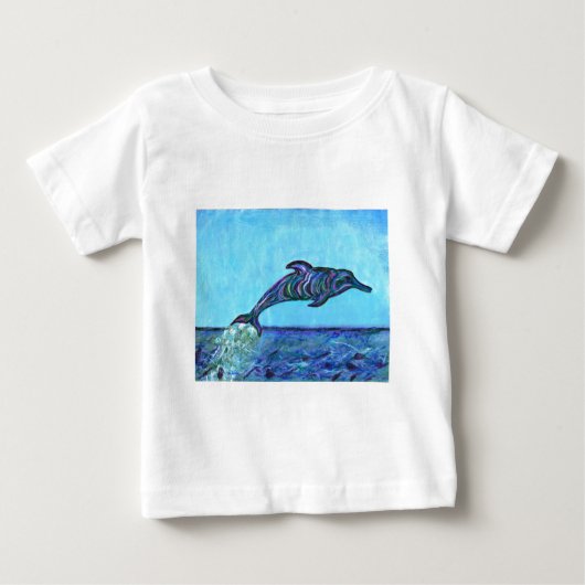 T-shirt Pour Bébé Dauphin (Devant)