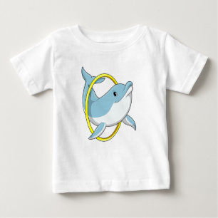 T-shirt Pour Bébé Dauphin avec anneau