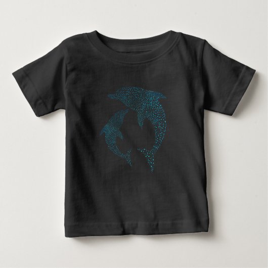 T-shirt Pour Bébé Dauphins (Devant)