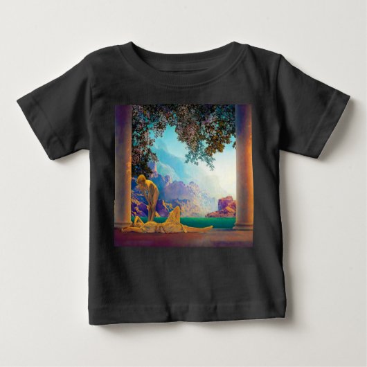T-shirt Pour Bébé Daybreak, 1922 par Maxfield Parrish (Devant)