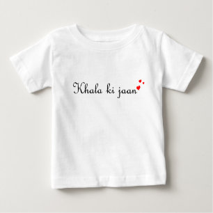 T-shirt Pour Bébé DBO pakistanaise de bébé Desi de Khala de Hindi