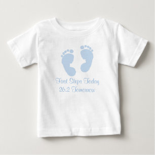 T-shirt Pour Bébé De premières étapes bébé du marathon 26,2