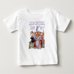 T-shirt Pour Bébé De toutes les créatures grandes et petites