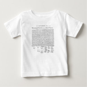 T-shirt Pour Bébé Déclaration d'indépendance