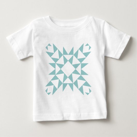 T-shirt Pour Bébé Décor 01 - Bleu clair Vert (Devant)