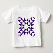 T-shirt Pour Bébé Décoratif 01 - Violet profond (Devant)