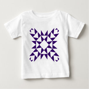 T-shirt Pour Bébé Décoratif 01 - Violet profond