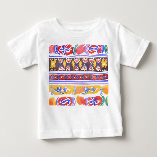 T-shirt Pour Bébé décoration traditionnelle roumaine (Devant)