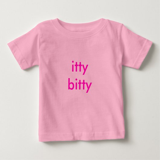 T-shirt Pour Bébé décousu itty (Devant)
