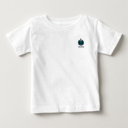 T-shirt Pour Bébé Défauts et fleurs (Devant)