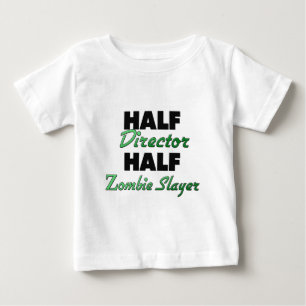 T-shirt Pour Bébé Demi de directeur Half Zombie Slayer