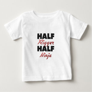 T-shirt Pour Bébé Demi de gréeur demi de Ninja