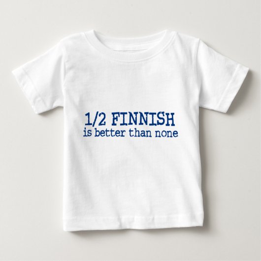T-shirt Pour Bébé Demi-finlandais (Devant)