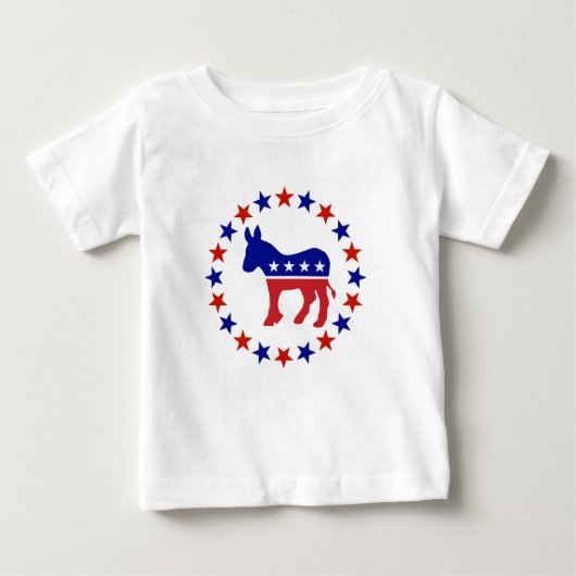 T-shirt Pour Bébé Démocrate fier tient le premier rôle l'original (Devant)