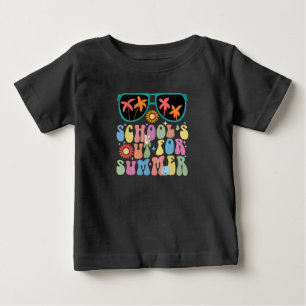 T-shirt Pour Bébé Dernier jour d'école Groovy Les cours sont terminé