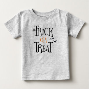 T-shirt Pour Bébé Des bonbons ou un sort Halloween