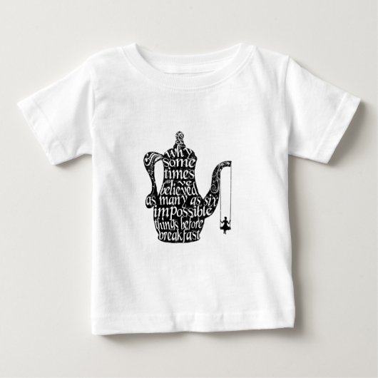 T-shirt Pour Bébé Des choses impossible (Devant)