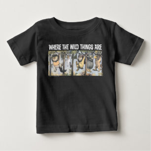 T-shirt Pour Bébé Des créatures sauvages et Max se balançant dans le