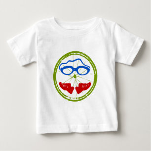T-shirt Pour Bébé Design artistique cool de triathlon