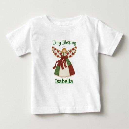 T-shirt Pour Bébé Design d'angle personnalisé - Style de Patchwork (Devant)
