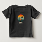 T-shirt Pour Bébé Design été avec inspiration (Dos)