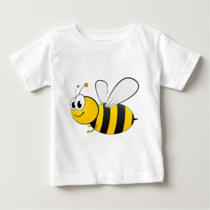 T-shirt Pour Bébé Dessin animé Abeille Heureuse Souriante