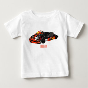 T-shirt Pour Bébé dessin animé de Kart racing