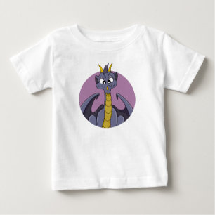 T-shirt Pour Bébé Dessin de dragon violet bébé T-shirt