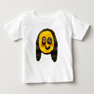T-shirt Pour Bébé Dessin de fille Emoji joyeux Doodles
