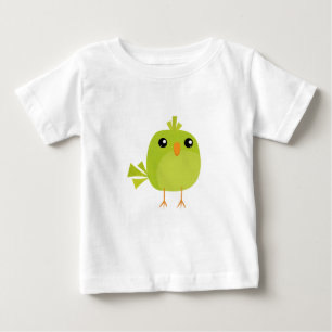 T-shirt Pour Bébé Dessin d'oiseau vert