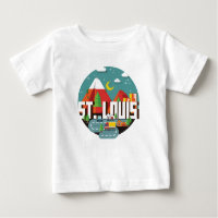Dessin géométrique de St Louis, Missouri