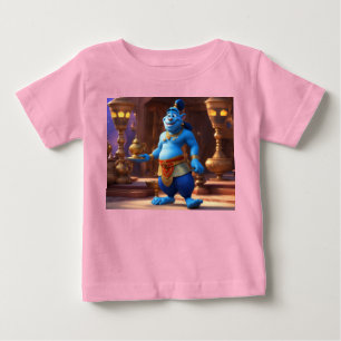 T-shirt Pour Bébé Dessin réalisé par Blue Genie Magic-3D, inspiré pa