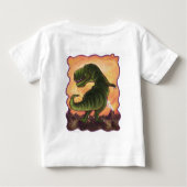 T-shirt Pour Bébé Dessus d'art de Tyrannosaurus (Dos)