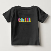 T-shirt Pour Bébé Détendez-vous (Dos)