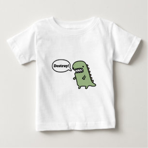T-shirt Pour Bébé Détruisez !