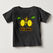 T-shirt Pour Bébé Deux citrons (Devant)