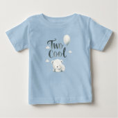 T-shirt Pour Bébé Deux Cool (Devant)