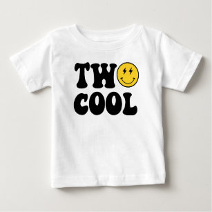 T-shirt Pour Bébé Deux Cool Boy Deuxième fête d'anniversaire