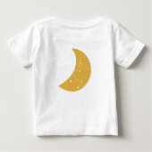T-shirt Pour Bébé Deux Moon Space Rocket 2e fête d'anniversaire (Dos)