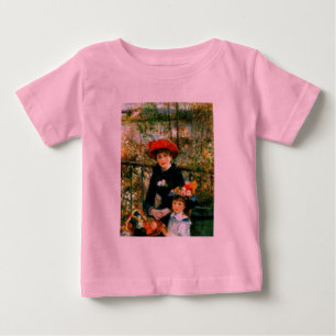 T-shirt Pour Bébé Deux Sœurs sur la terrasse par Renoir