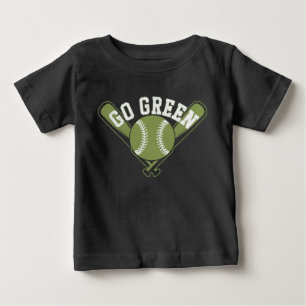 T-shirt Pour Bébé Devenez écolo Baseball Design
