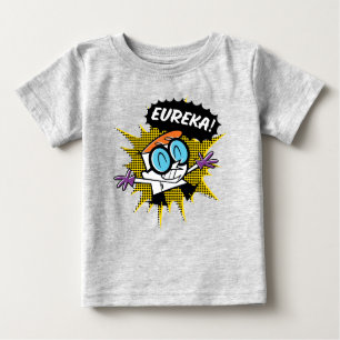 T-shirt Pour Bébé Dexter "Eureka !" Graphique de légende à demi-tein