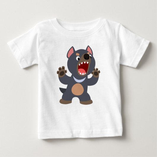 T-Shirt pour bébé diable de Tasmanie (Devant)
