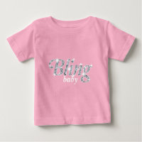 Diamants Faux sur le design "Bling baby" rose past