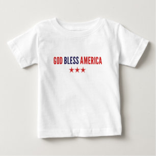 T-shirt Pour Bébé Dieu bénisse l'Amérique