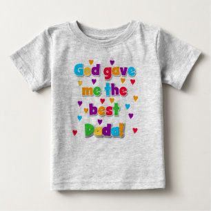T-shirt Pour Bébé Dieu m'a donné le meilleur sweatshirt d'enfant en