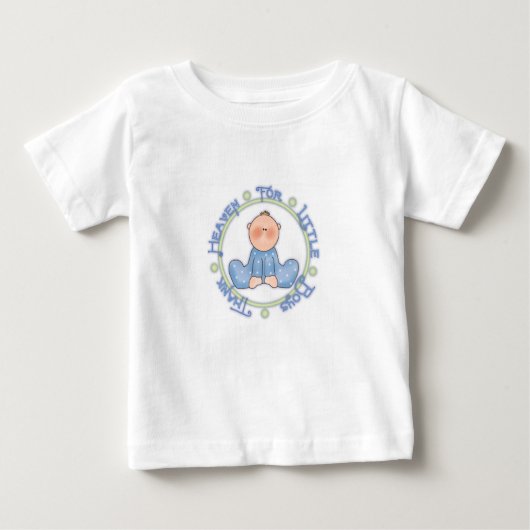 T-shirt Pour Bébé Dieu merci pour les petits garçons (Devant)